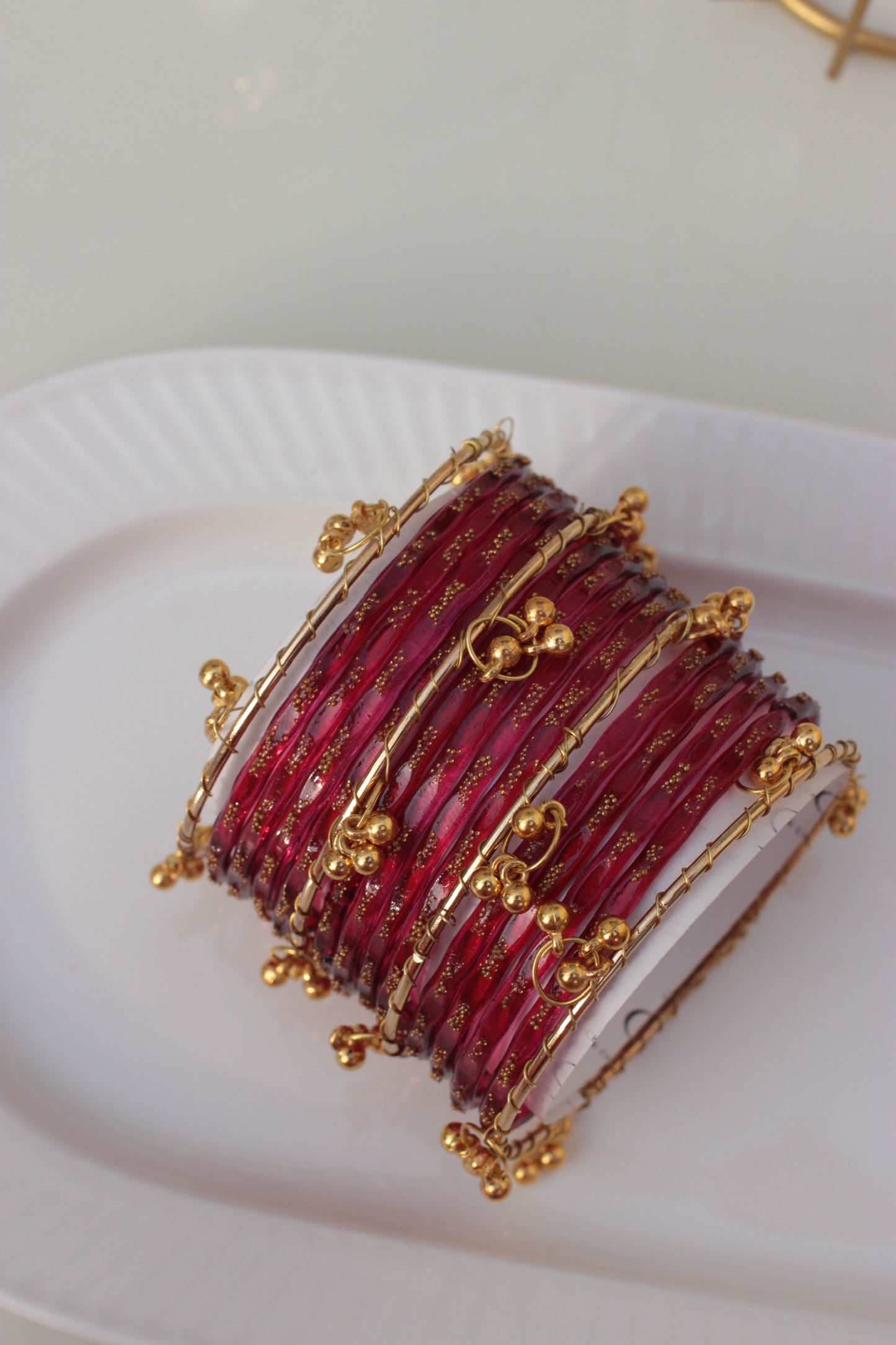 Kashmiri churiyaan- Maroon