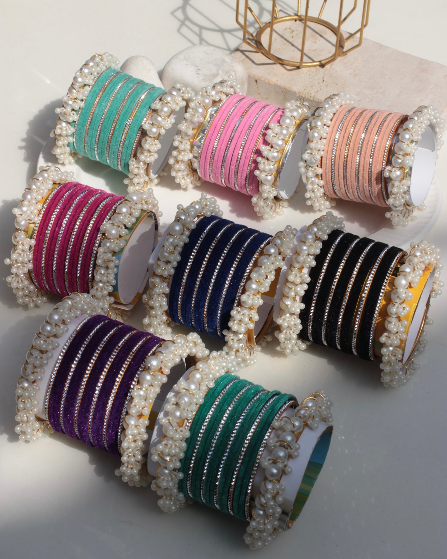 Husnara Bangles-baby pink