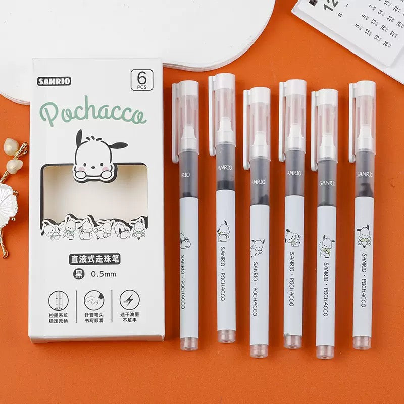 Aesthetic Imported Ball Pens Pack(High quality fluent working pen nibs)