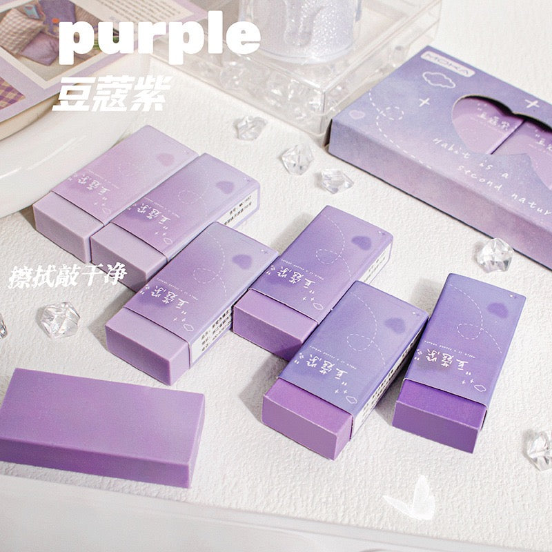 Pack of 6 erasers