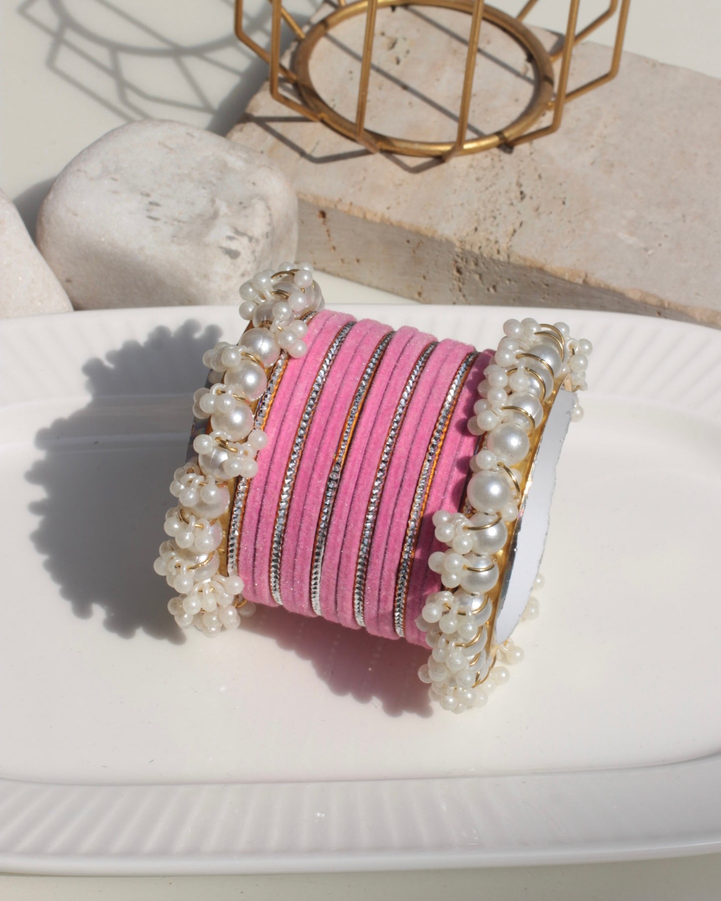 Husnara Bangles-baby pink