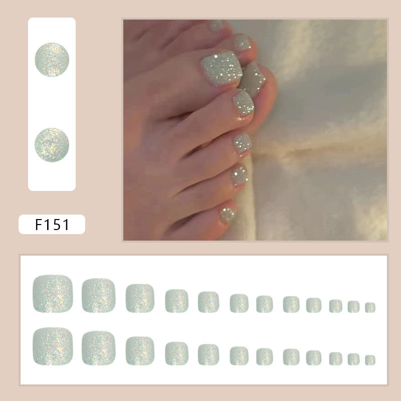 Nails-156 (24 pc Feet Nails+ free nail kit)
