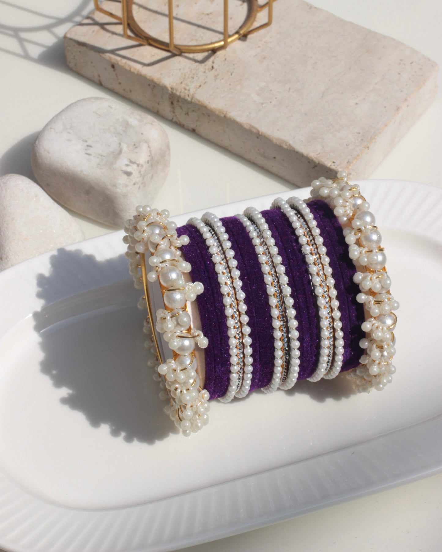 Jahanara Bangles-purple