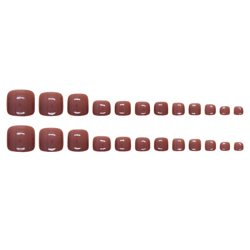Nails-147 (24 pc Feet Nails+ free nail kit)