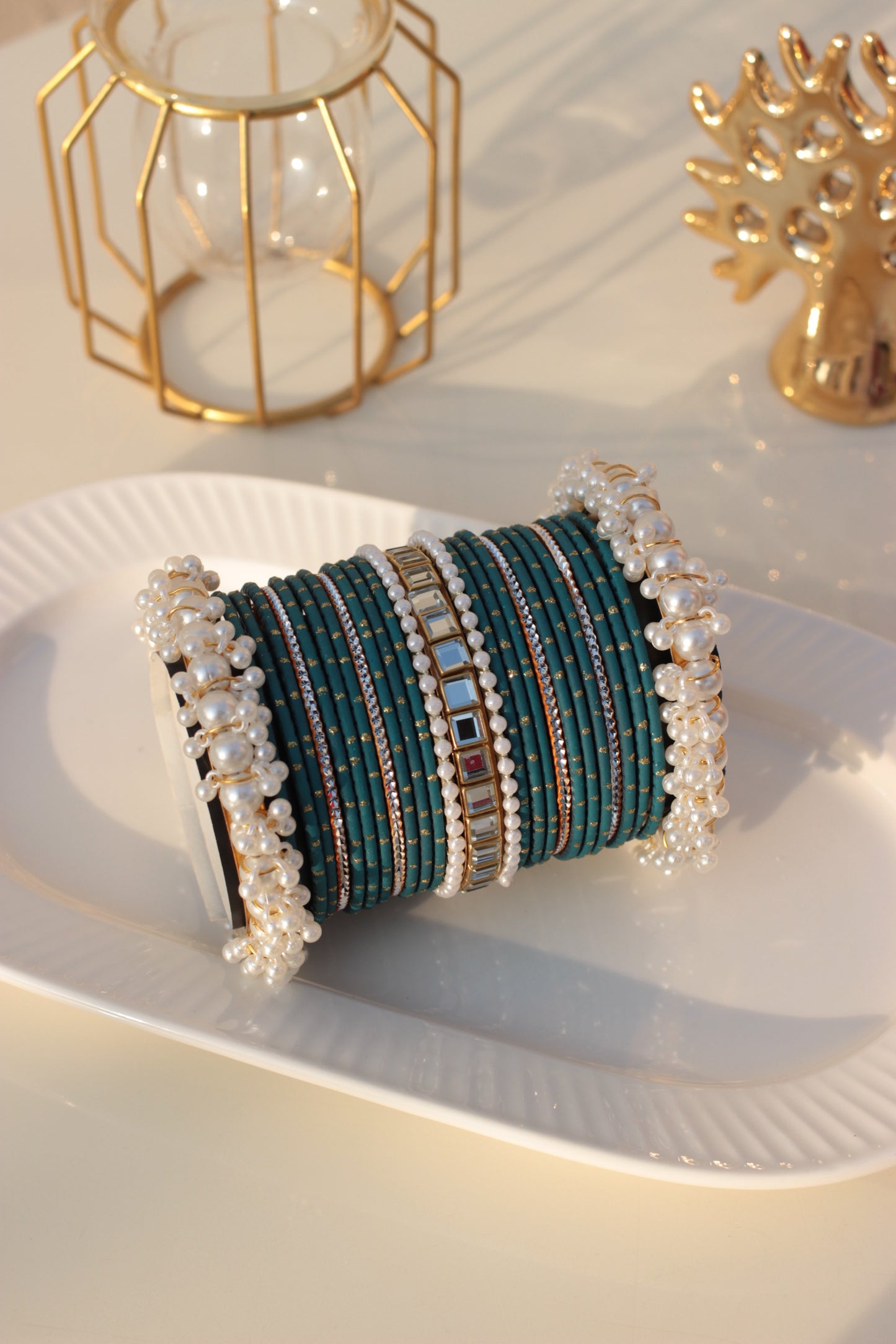 Noor e Khaas Bangles Turquoise