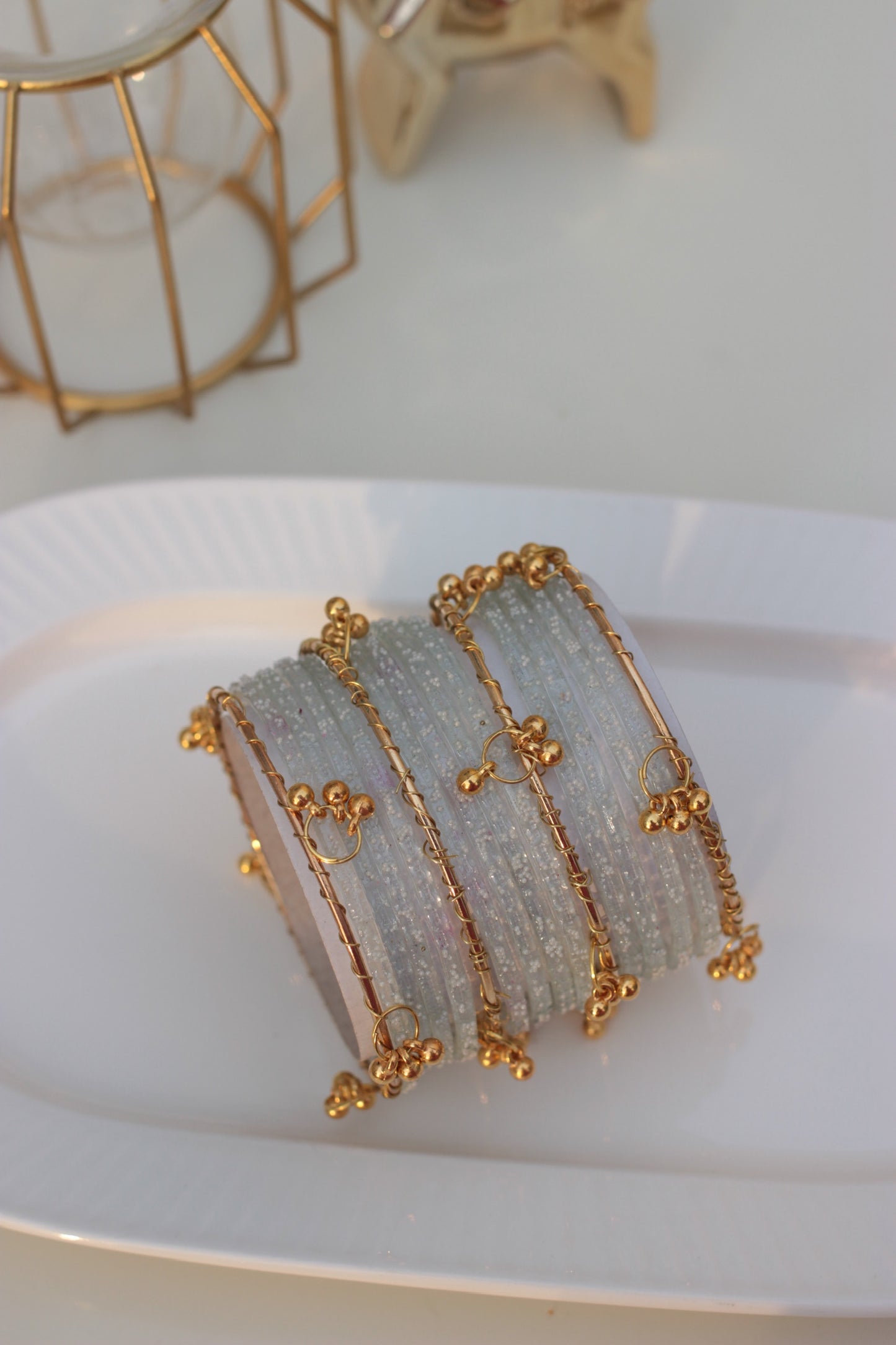 Kashmiri churiyaan- white