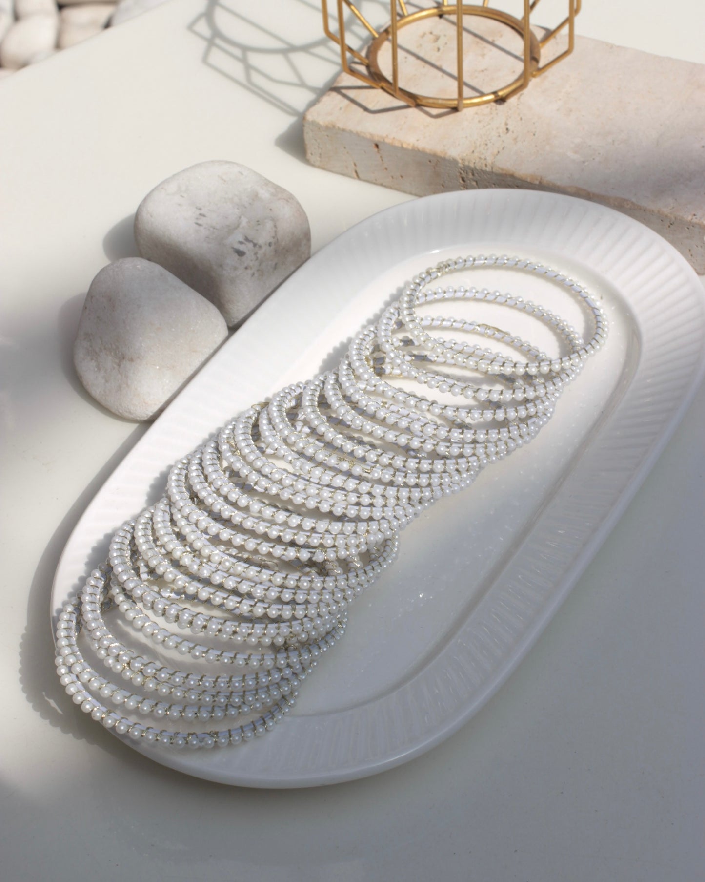 Chandni Bangles-white