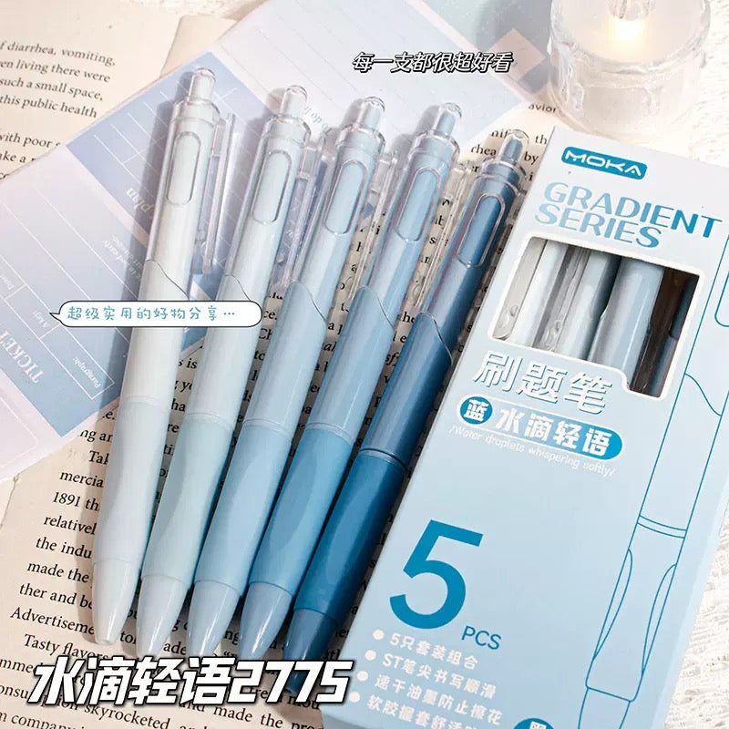 Premium pack of 5 pens