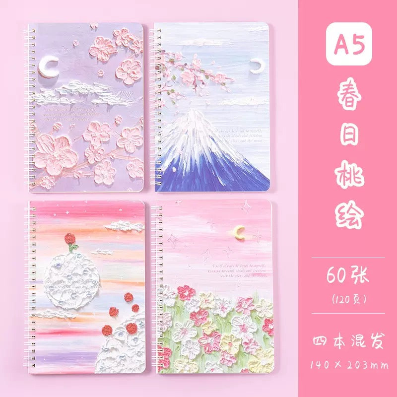 A5 spiral diary