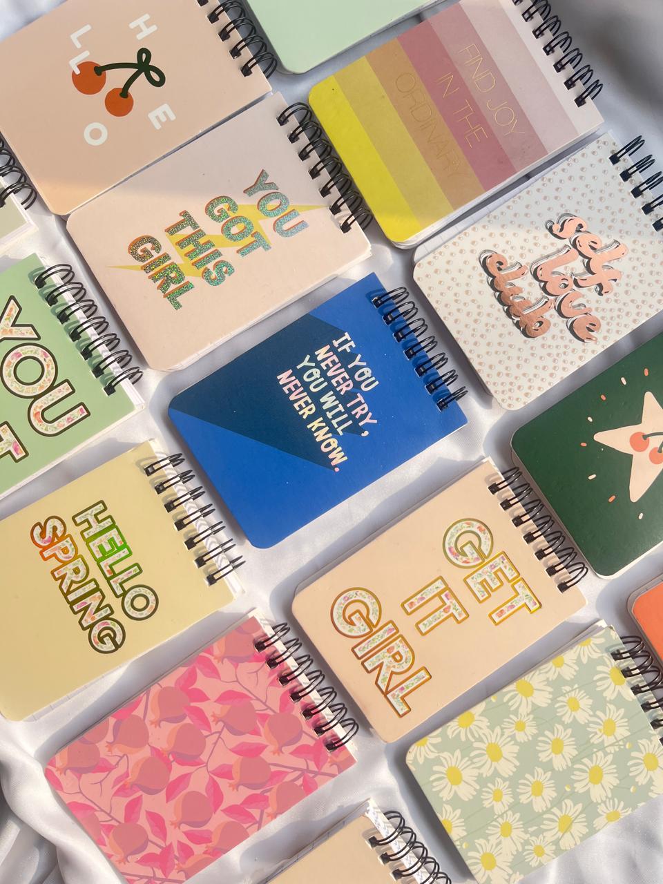 Mini pocket size diaries