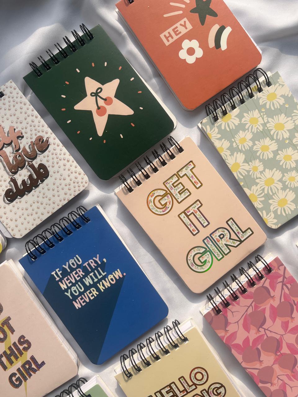 Mini pocket size diaries