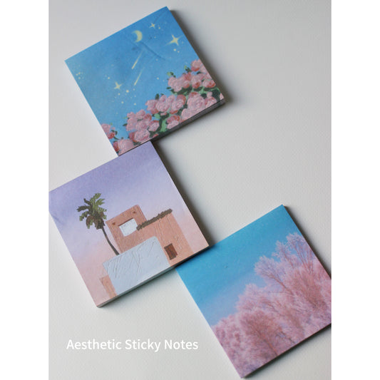 BB Aesthetic Imported Sticky notes- Printed Premium quality