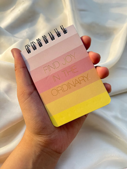Mini pocket sized lined draft pad