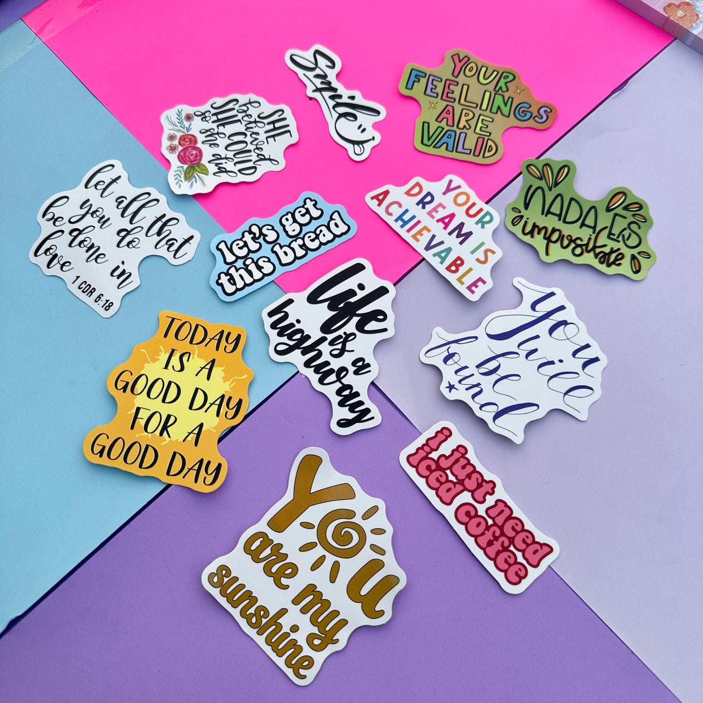 BBStickerP6 (12 pcs)- (Whole pack - High quality 3D stickers)