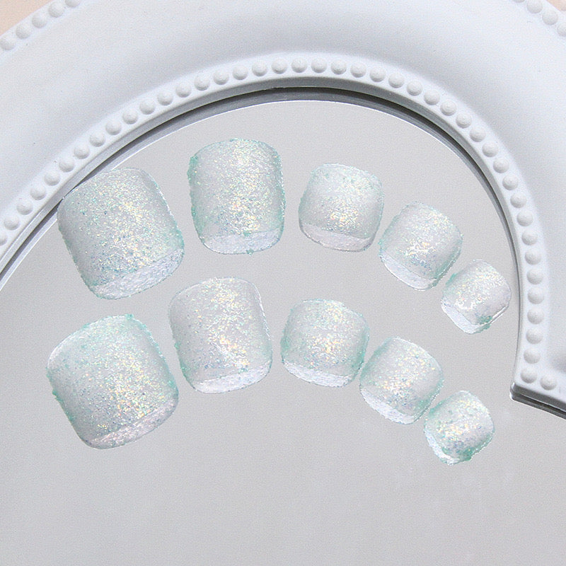 Nails-156 (24 pc Feet Nails+ free nail kit)
