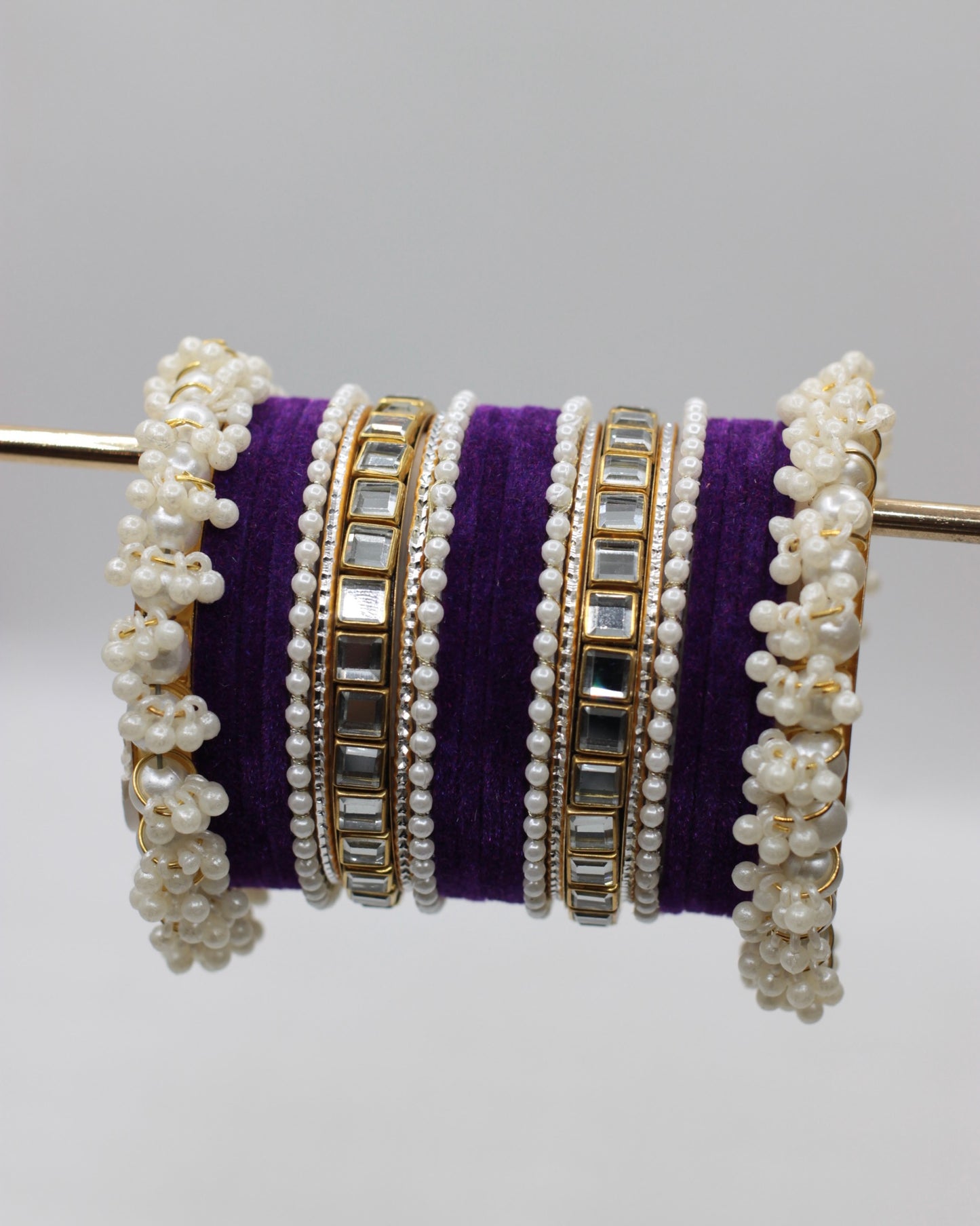 Naqsh-e-Khawab Bangles-4-Purple