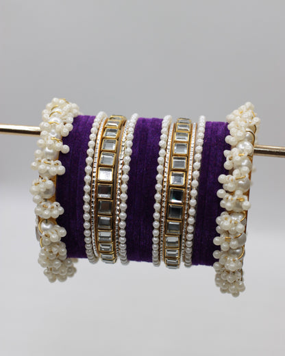 Naqsh-e-Khawab Bangles-4-Purple