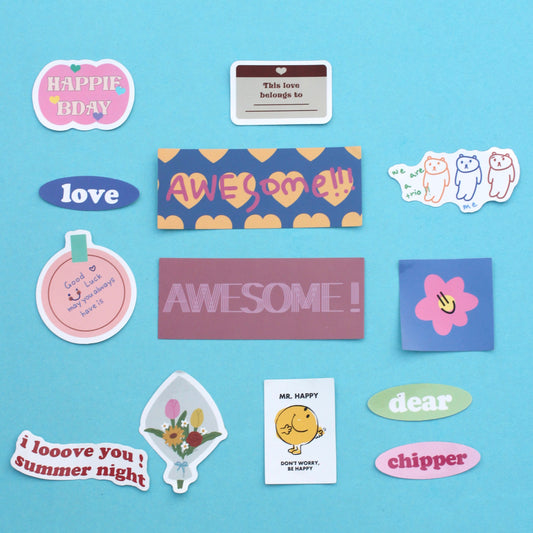 BBStickerP-25 (Whole pack - High quality 3D stickers)