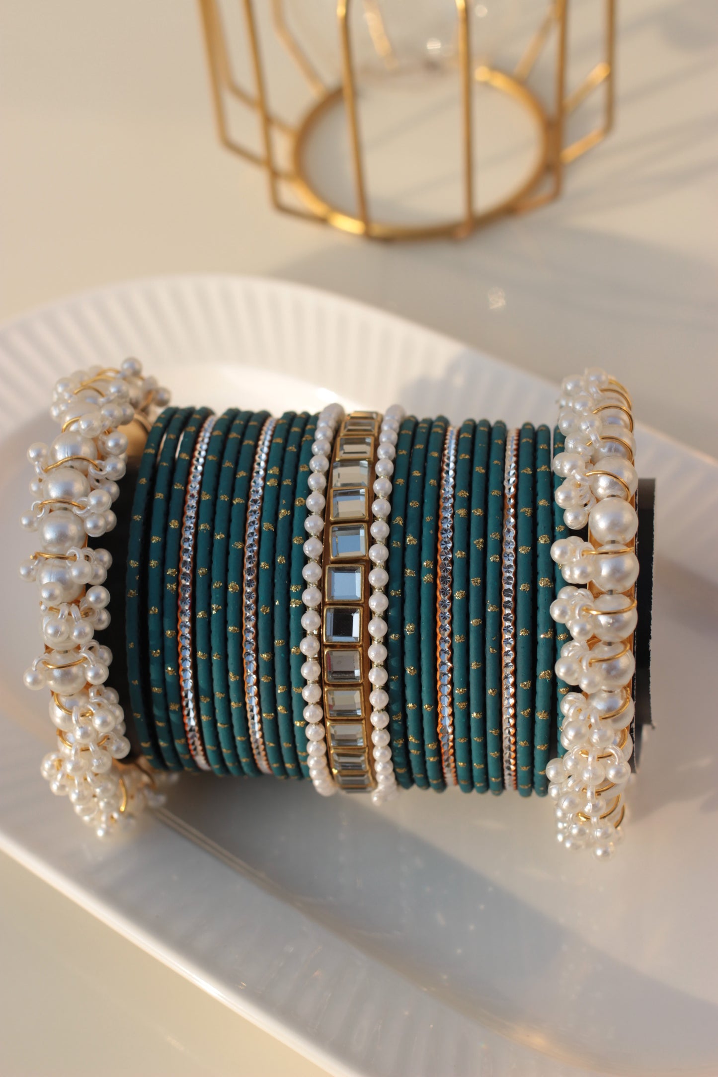 Noor e Khaas Bangles Turquoise