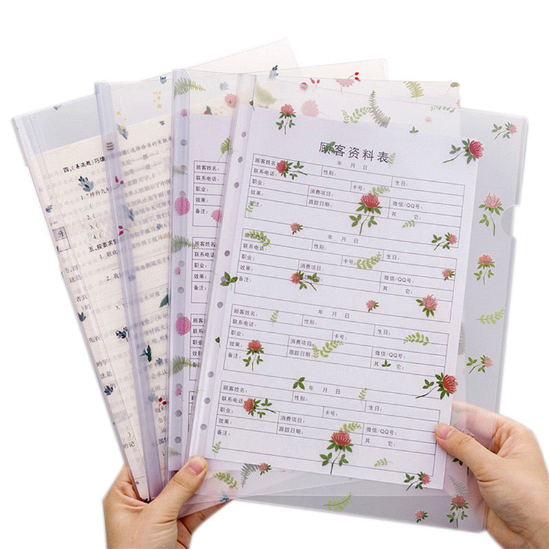 BB Aesthetic 3D floral Paper Folder/keeper