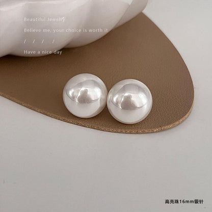 Bb-204 Large Pearl Earrings