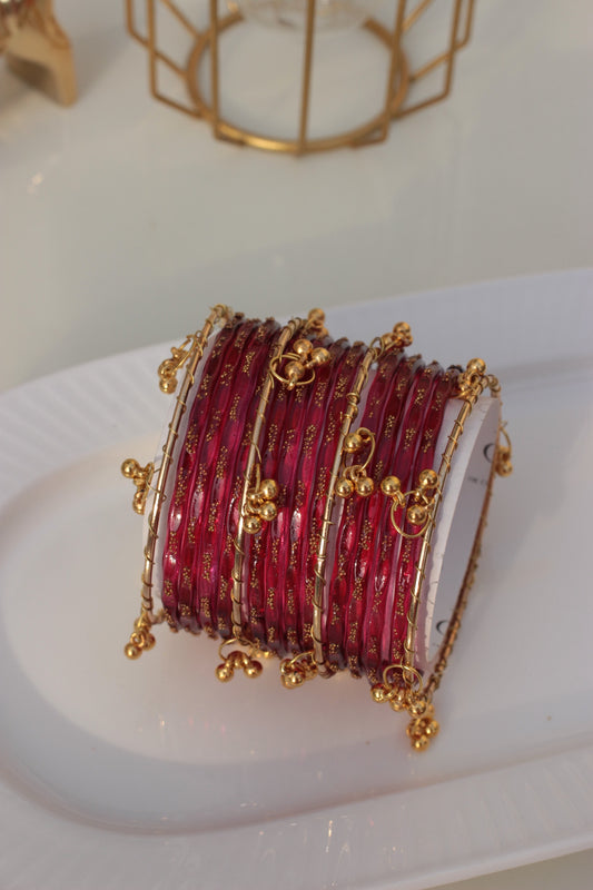 Kashmiri churiyaan- Maroon