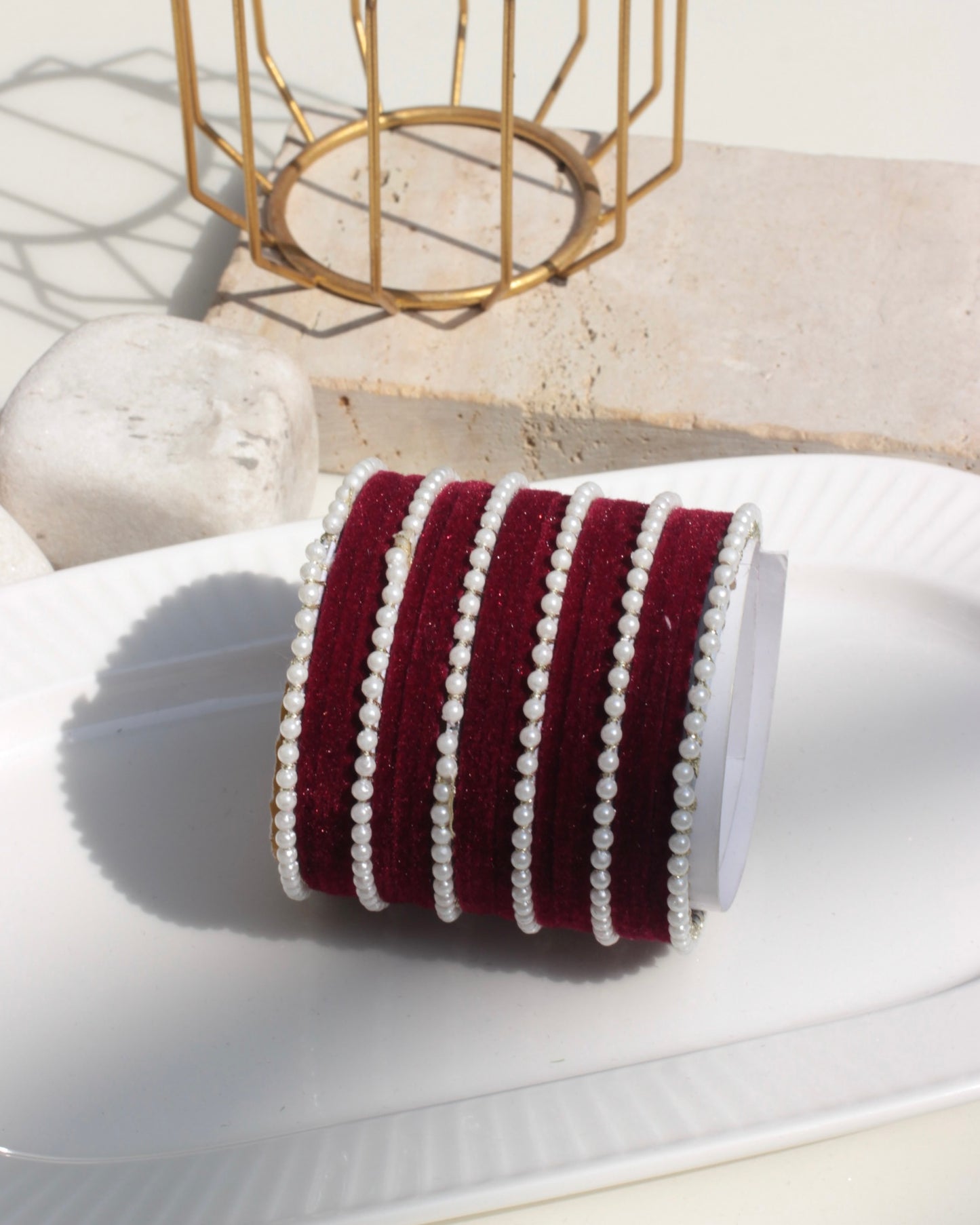 Noor-e-Jahan Bangles-maroon