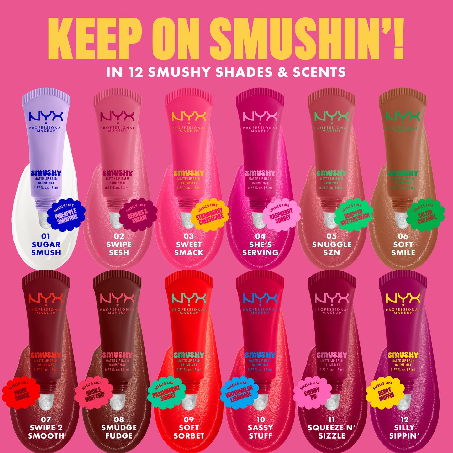 NYX- SMUSHY MATTE LIP BALM
