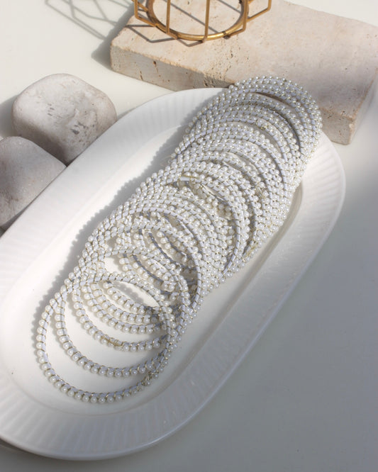 Chandni Bangles-white