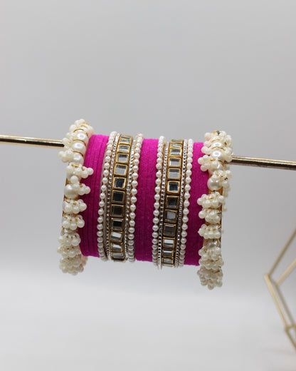 Naqsh-e-Khawab Bangles-4-Pink