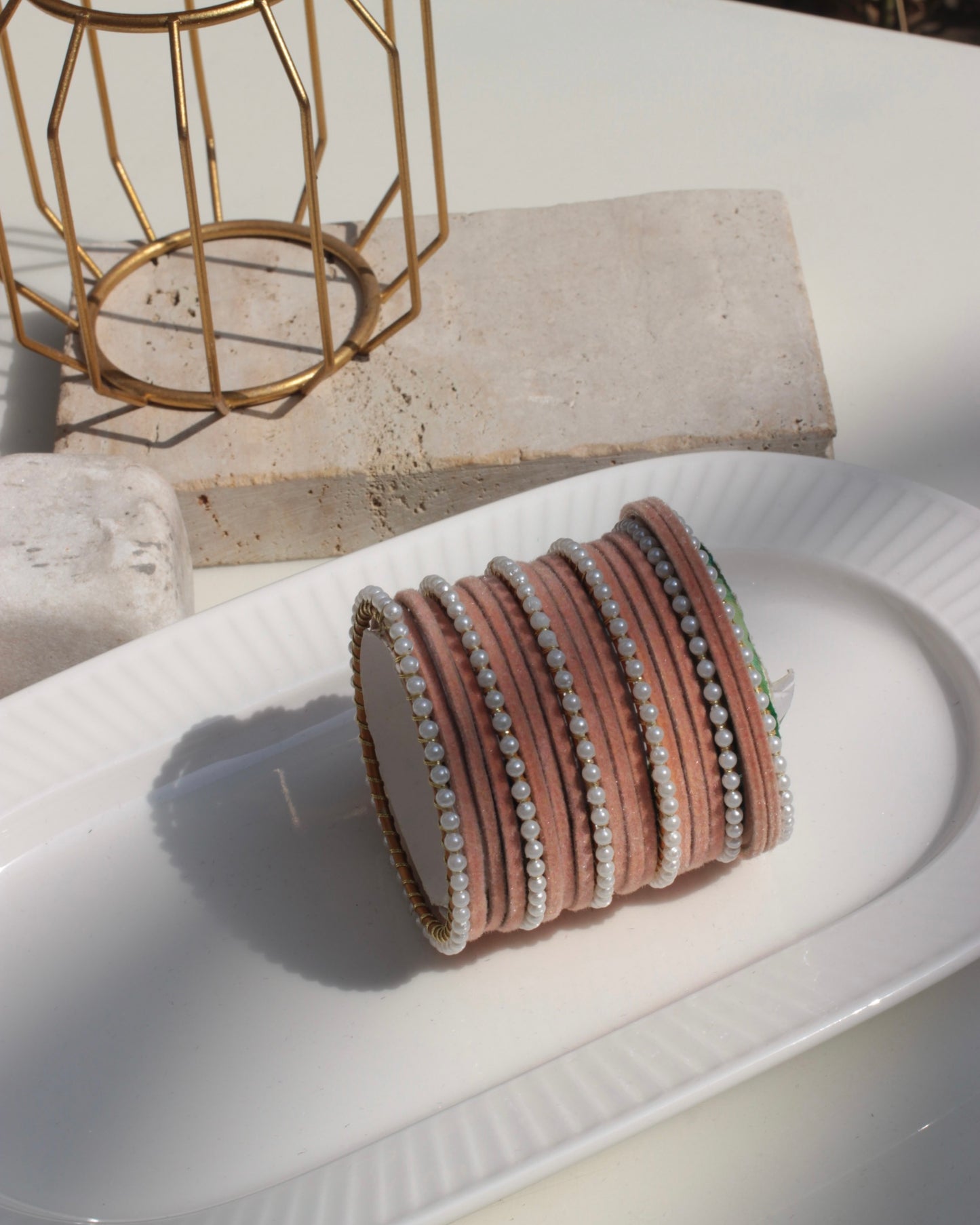 Noor-e-Jahan Bangles-peach