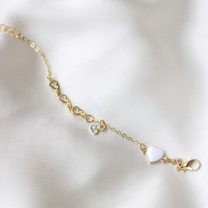 Bb-222 Luna hearts bracelet