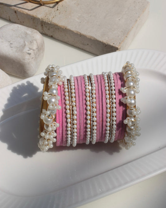 Jahanara Bangles-pink