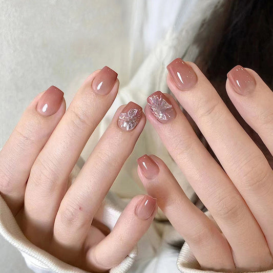 Nails-158 (24 pc Nails+ free nail kit)