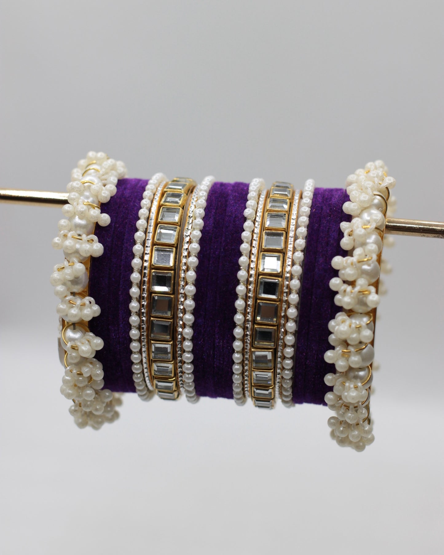 Naqsh-e-Khawab Bangles-4-Purple