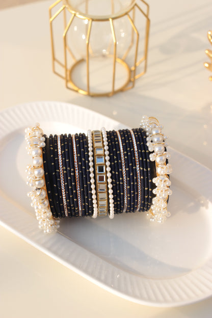 Noor e Khaas Bangles Navy blue