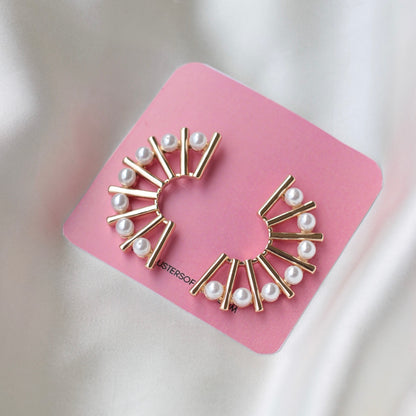 Bb-242 Pearl Bloom Earrings