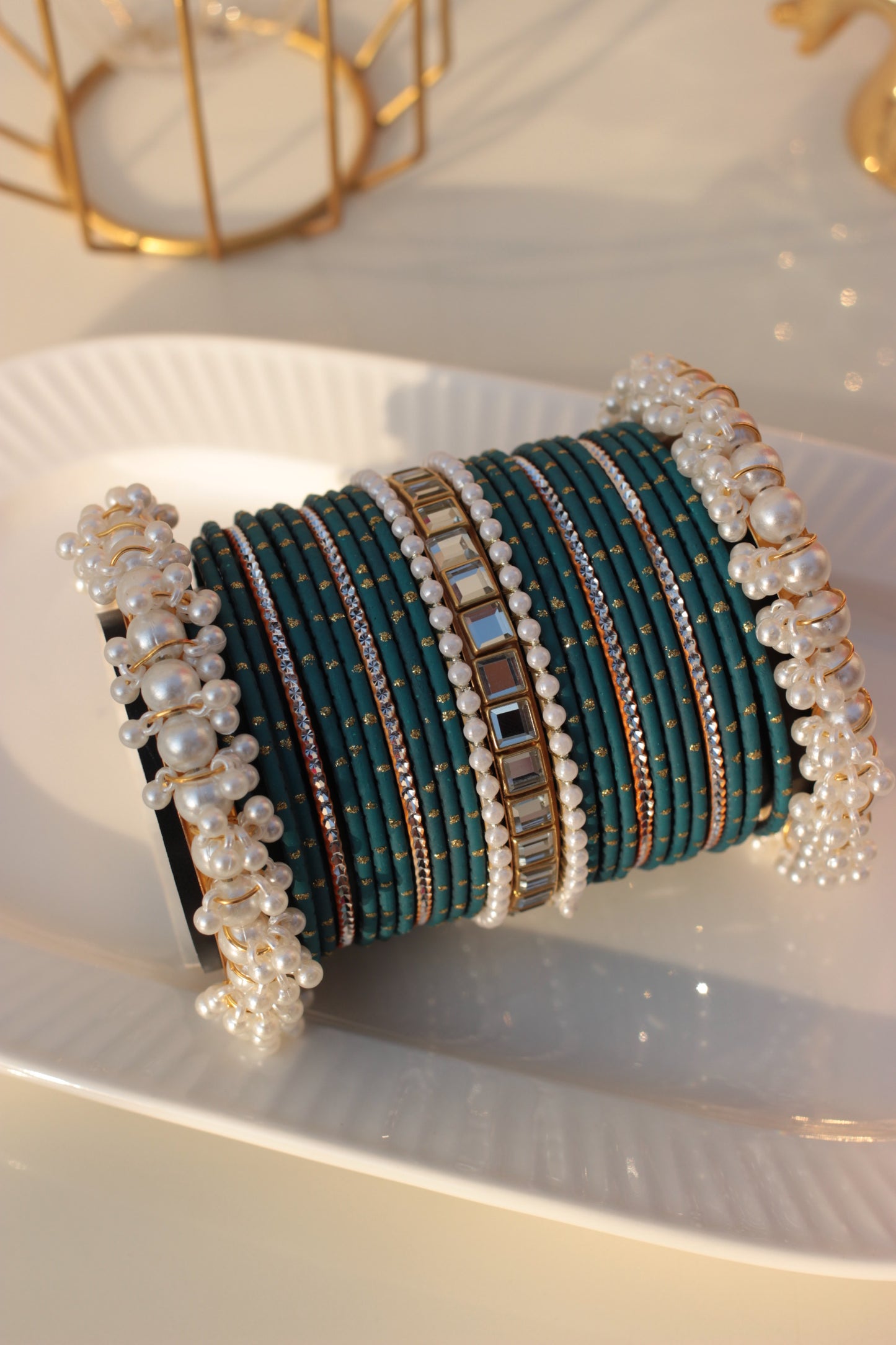 Noor e Khaas Bangles Turquoise