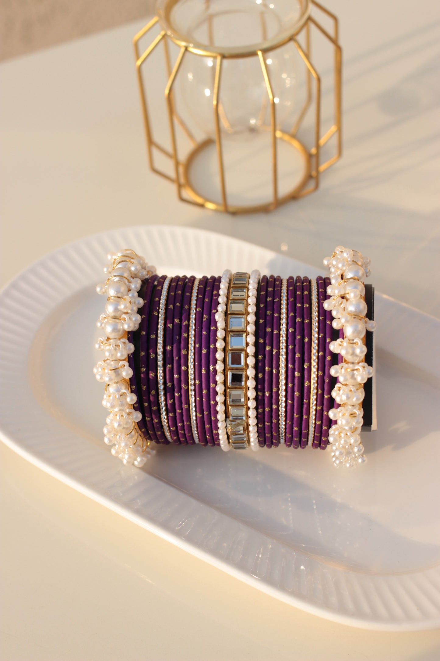Noor e Khaas Bangles purple