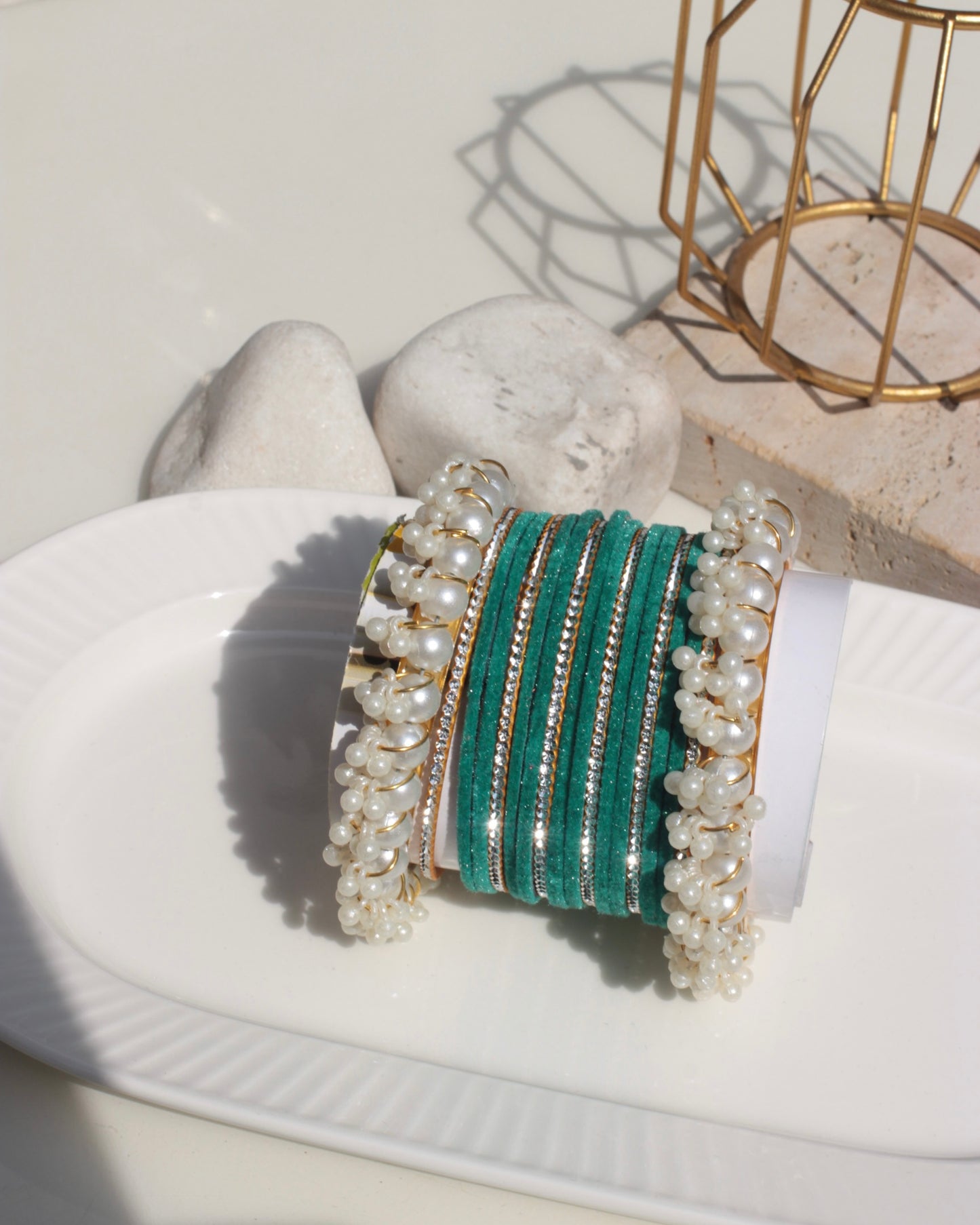 Husnara Bangles-green