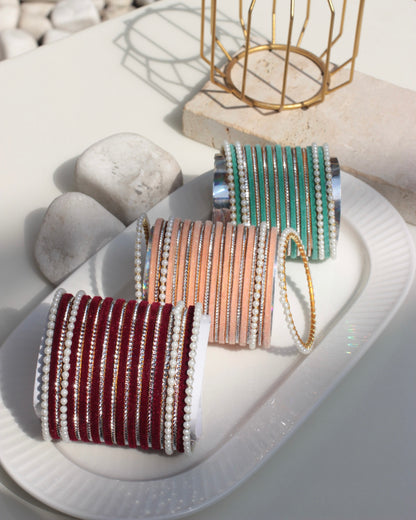 Anarkali Bangles-turquoise