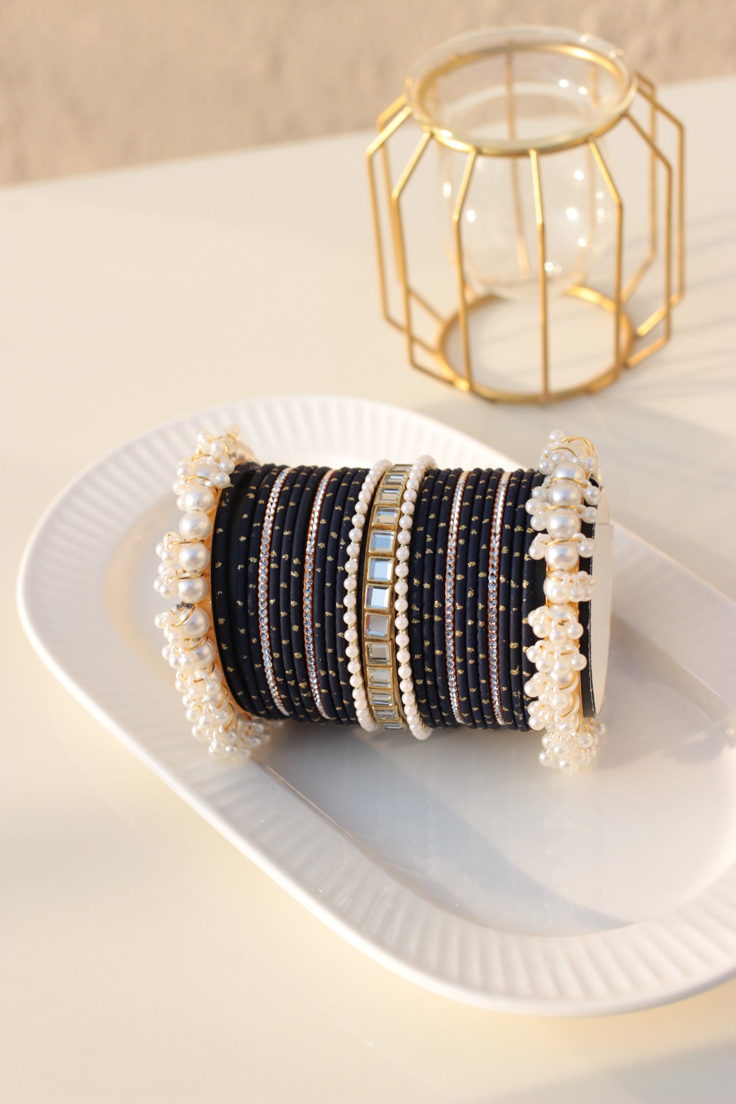 Noor e Khaas Bangles Navy blue