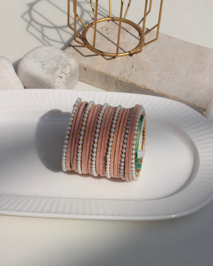 Noor-e-Jahan Bangles-peach