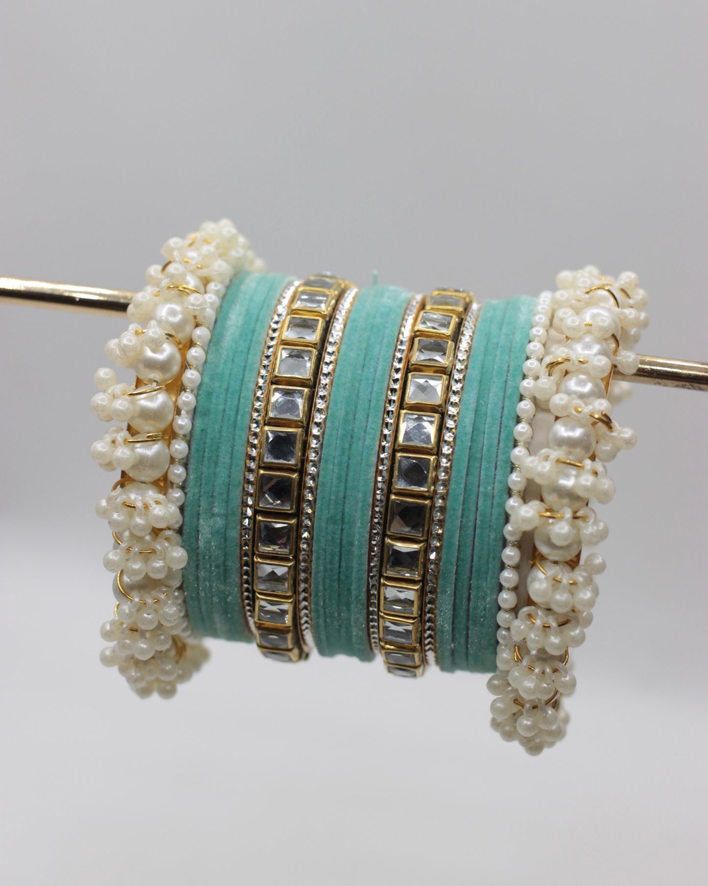 Rang-e-Noor Bangles-4-Turquoise