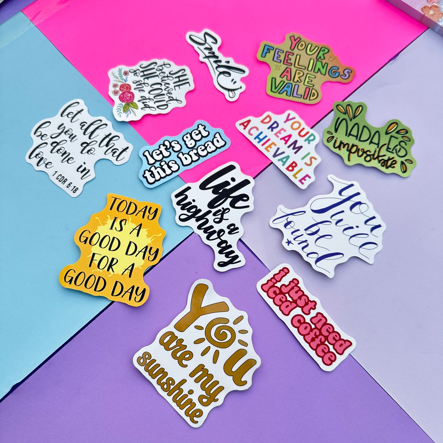 BBStickerP6 (12 pcs)- (Whole pack - High quality 3D stickers)