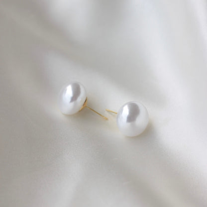 Bb-204 Large Pearl Earrings