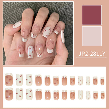 Nails-157 (24 pc Nails+ free nail kit)