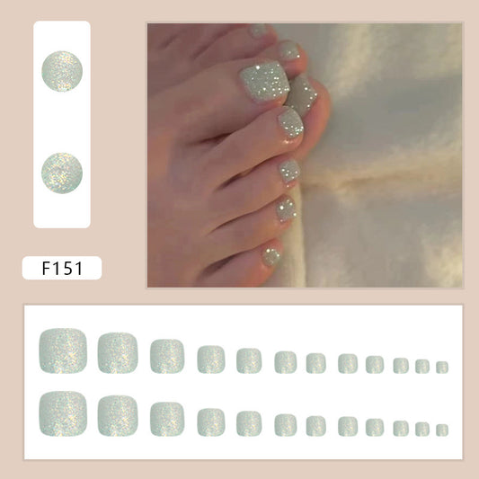 Nails-156 (24 pc Feet Nails+ free nail kit)