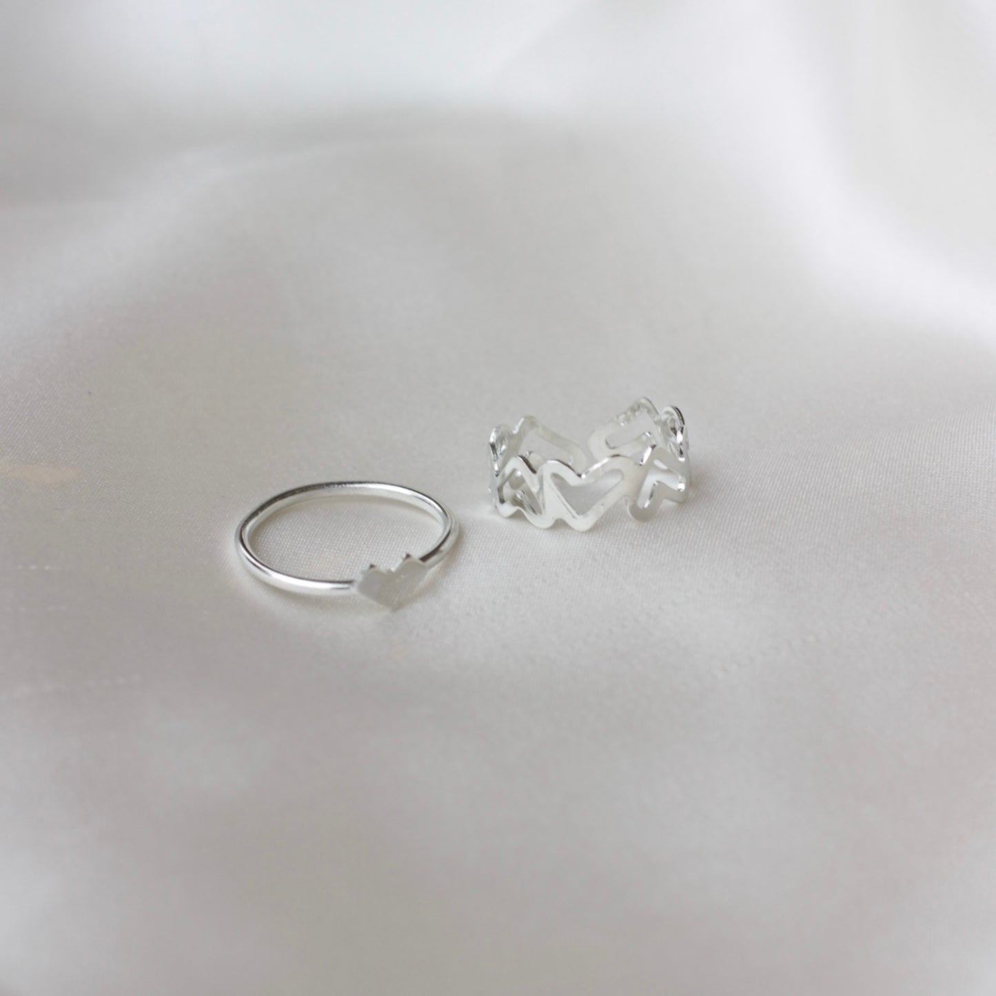 Bb-05 Heart Rings (2pcs)