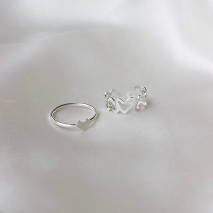 Bb-05 Heart Rings (2pcs)